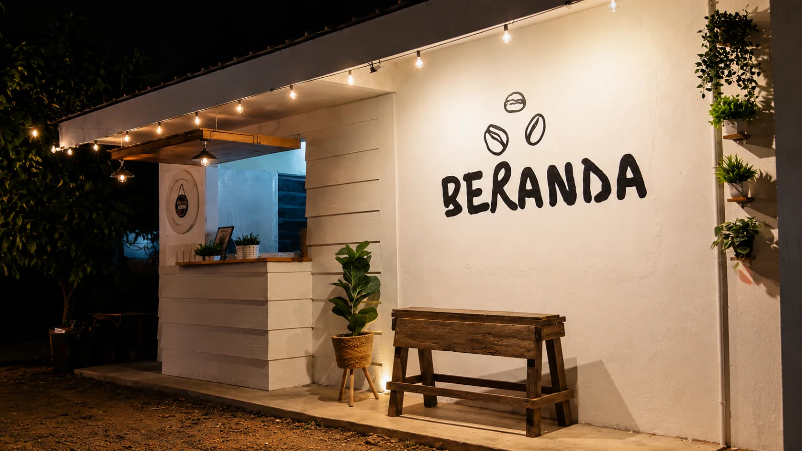 The Beranda café in Kampung Tualang